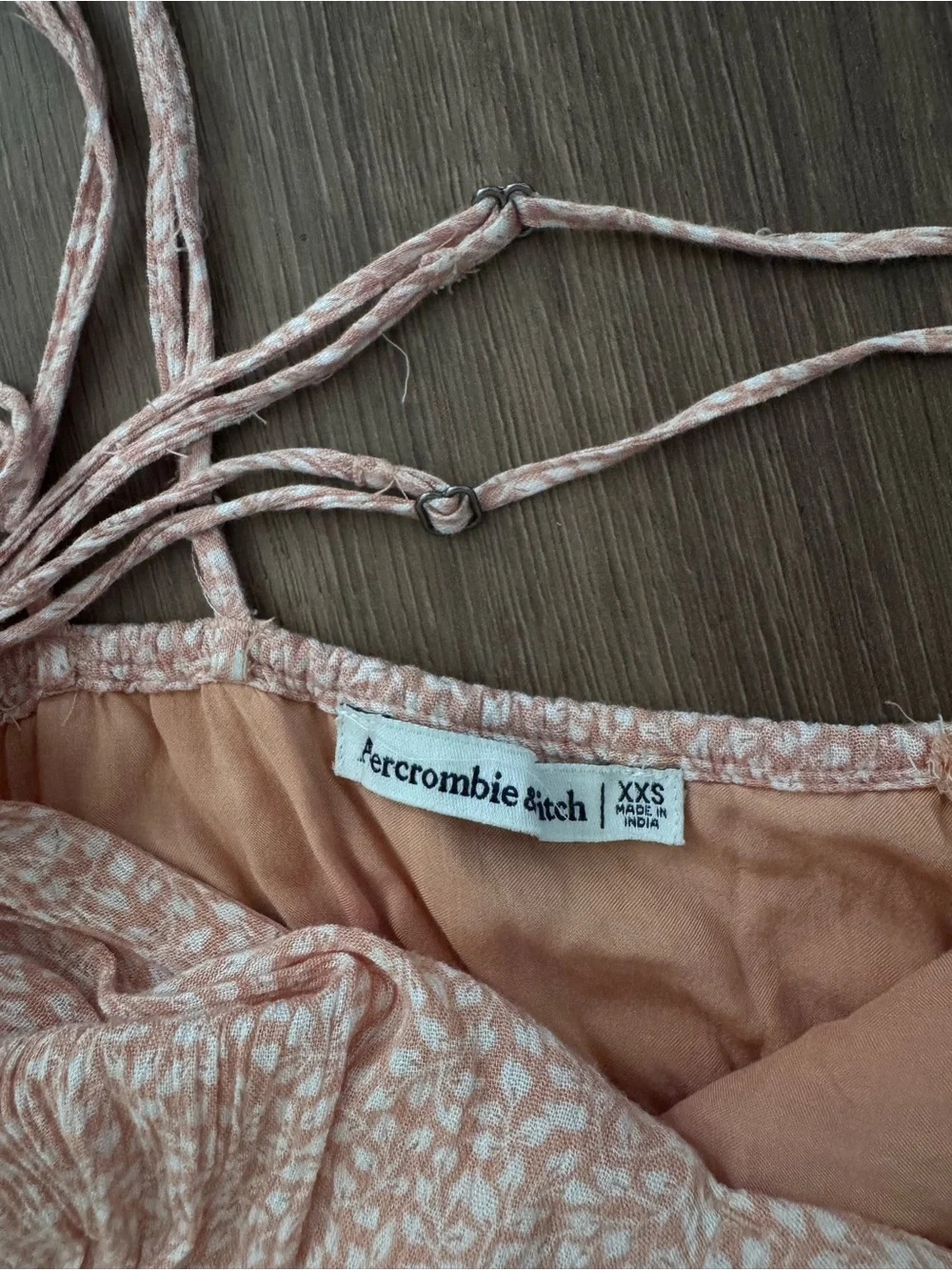 Abercrombie & Fitch Pale Pink Printed Maxi Dress
